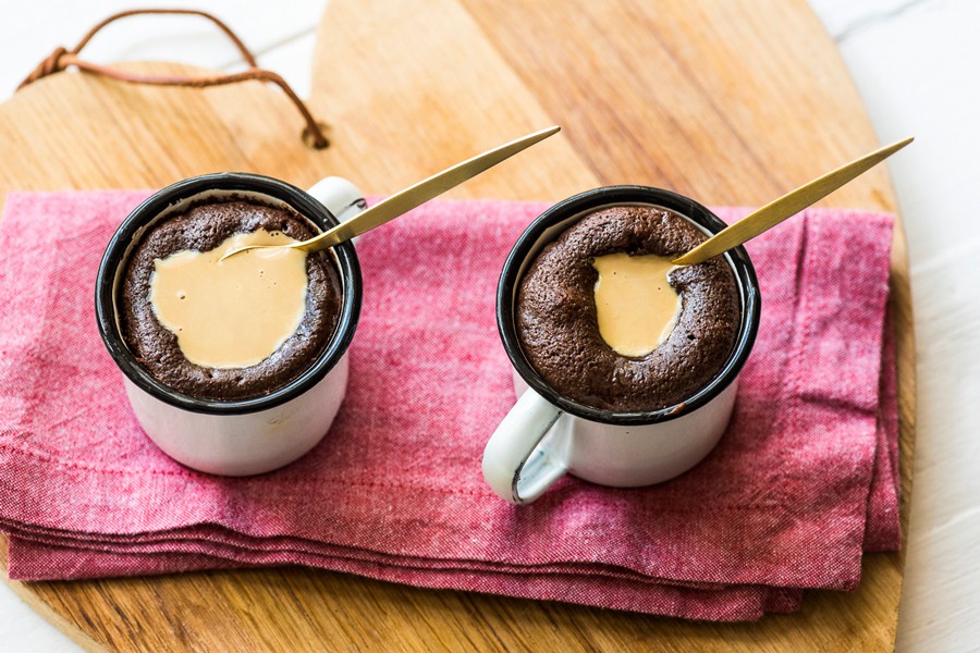 Fondants au chocolat à la liqueur d'Amarula